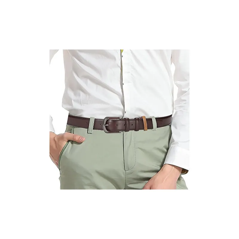 CARTELO Cow Split Leather Belts Unisex Width 2.3cm-3