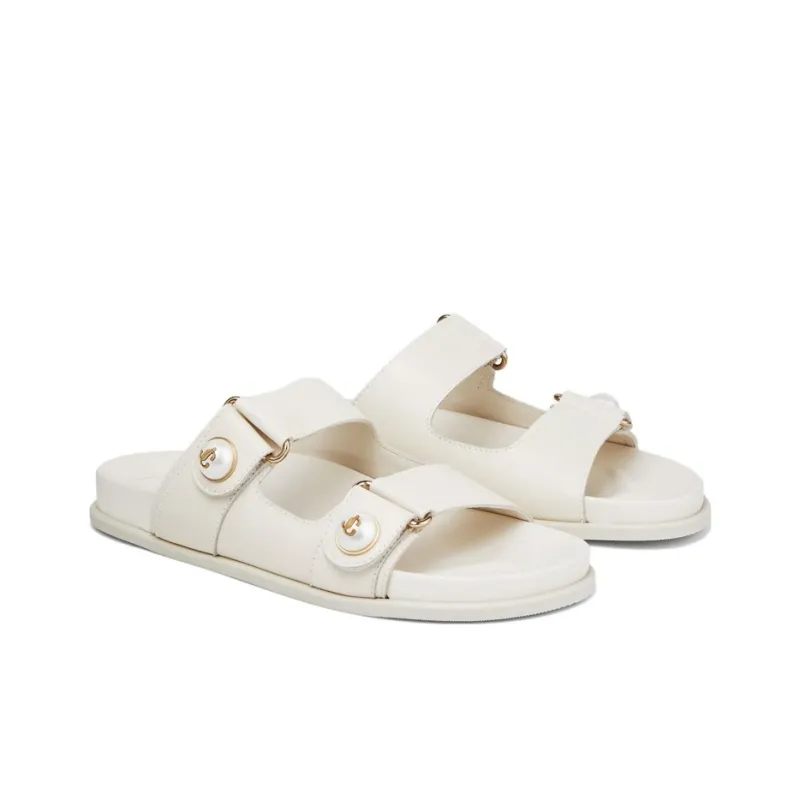 Jimmy Choo Fayence Pearl-embellished Sandals-1