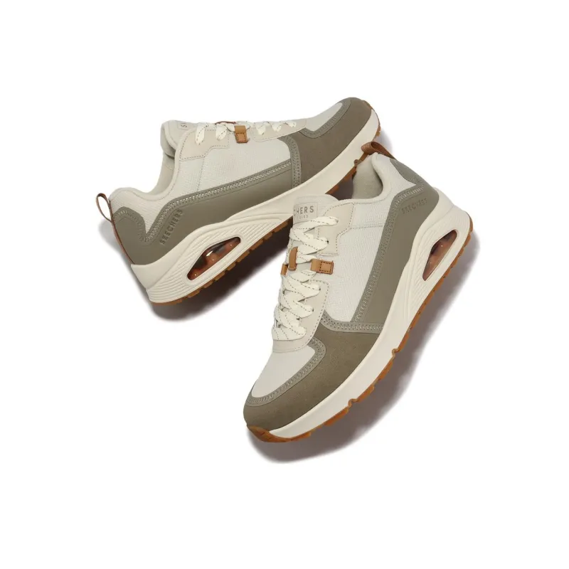 Skechers Uno Layover 'White Grey'-3