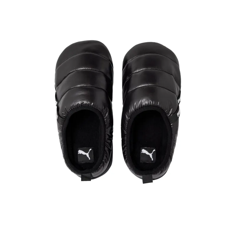 PUMA Rubber Sole Slip-Resistant Wrap-toe Slippers Unisex Black-3