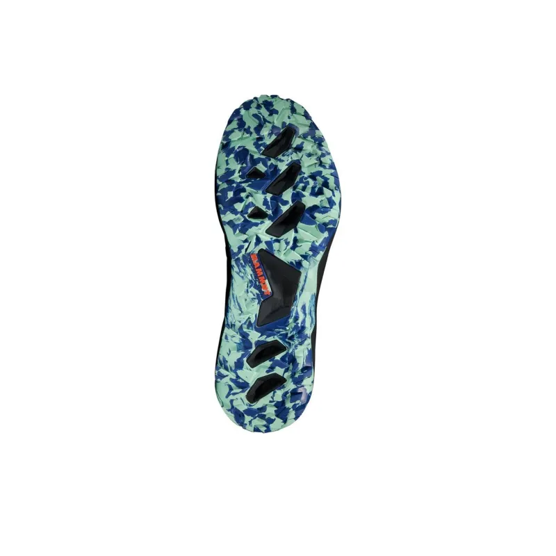 MAMMUT Sertig Anti Slip Wear Resistant Low Top Hiking Shoes Men's Black Green-4
