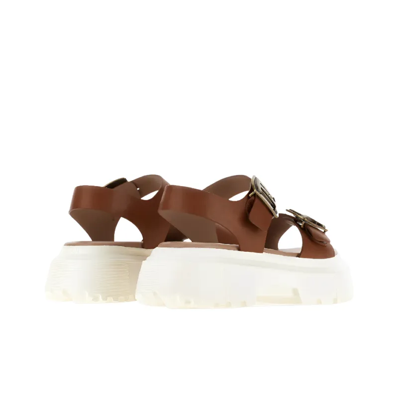 HOGAN Leather Strappy Sandals-3