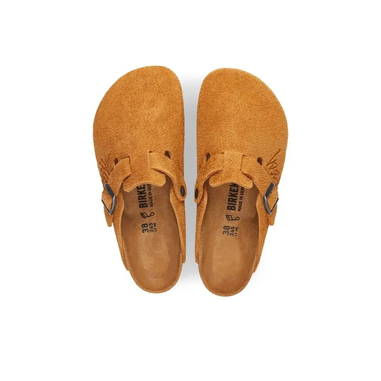 Birkenstock Boston Clog Stussy Caramel 2021-5
