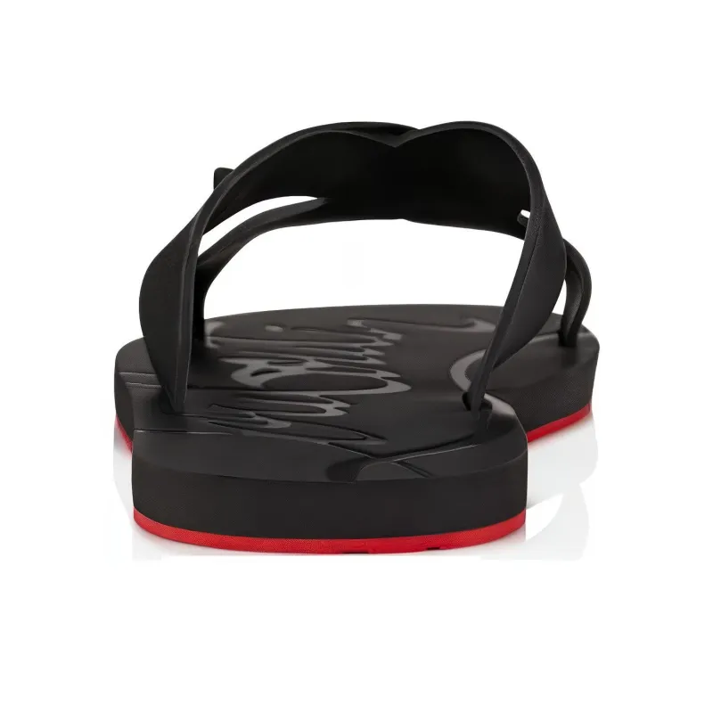 Christian Louboutin Loubi Cross Slip On Sandals-4