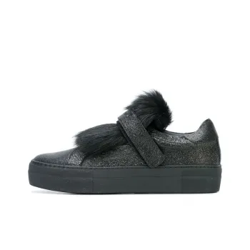 Moncler Low Top Stylish Skateboarding Shoes Women's Black