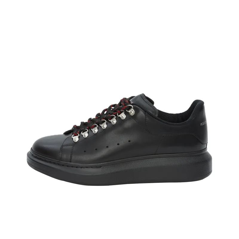 Alexander McQueen Oversized Sneaker With Hook Eyelets 'Black'-0