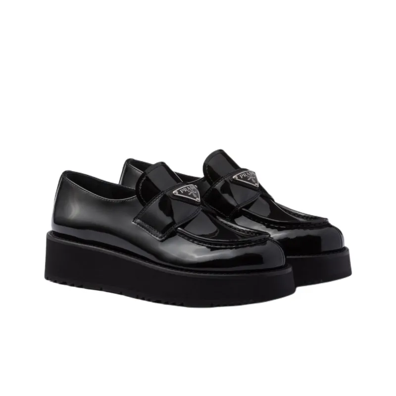 PRADA Casual Single Shoes 4.5cm Women's Black-2