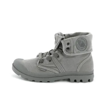 Palladium Outdoor Boots Women's Mid Top Gray