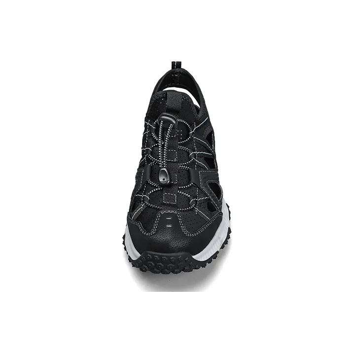 Jeep Moisture Wicking Abrasion Resistant Lightweight Breathable Slip Resistant River Trekking Shoes Men's Black-3