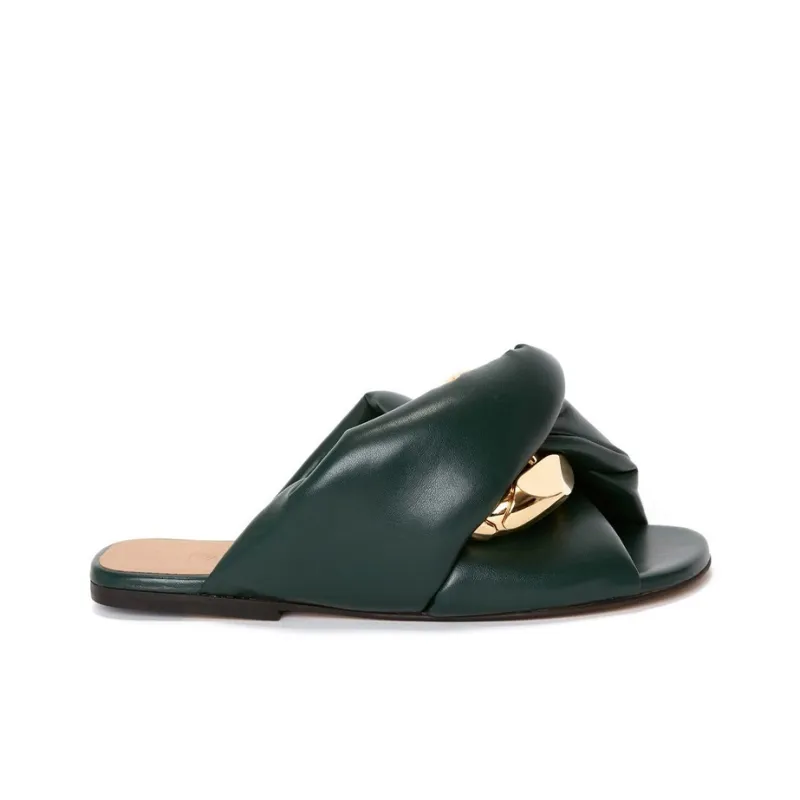JW Anderson Chain Twist Faux leather Sandals Women's-1