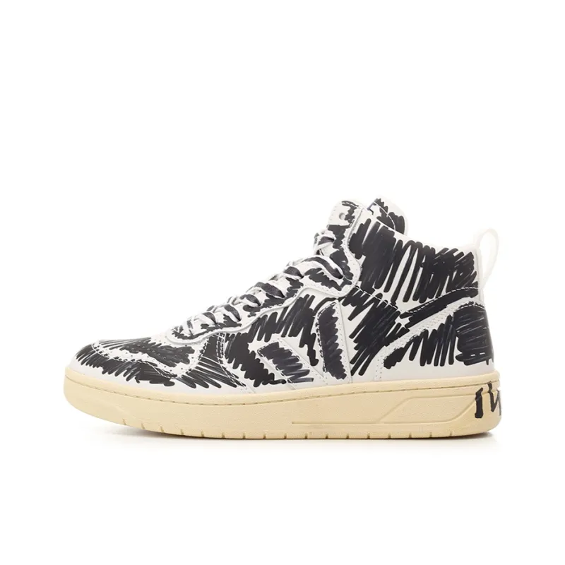 VEJA x MARNI V 15 Stylish Skateboarding Shoes Women's Black White-0