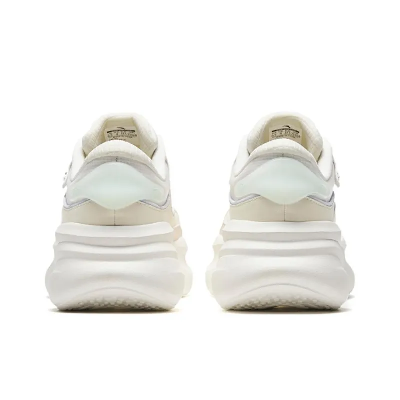 Anta Anti Slip Wear Resistant Low Top Chunky Sneakers Women's Ecru-3