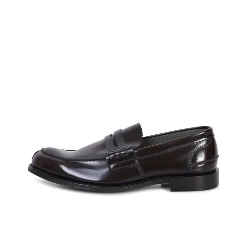 CHURCH'S Tunbridge Bookbinder Fumè Penny Loafers