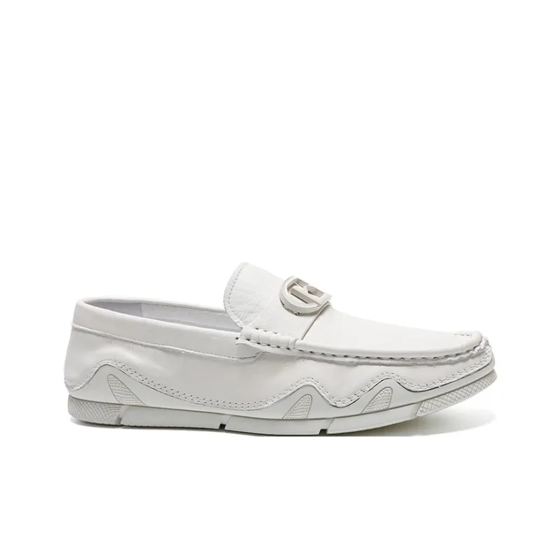 Kemaron Loafers Men Low Top White-1