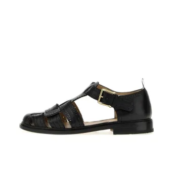 THOM BROWNE Round Toe Fisherman Sandals