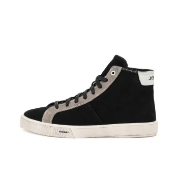 DIESEL High Top Skateboard Shoes Men's Black