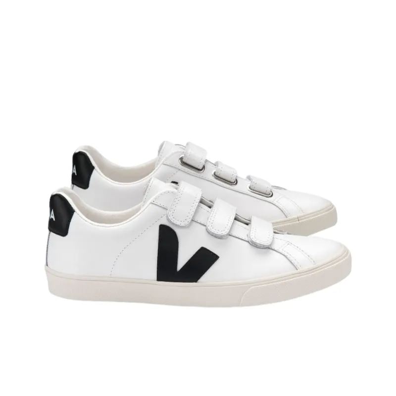 VEJA Esplar 3 Lock Velcro 'White Black'-2