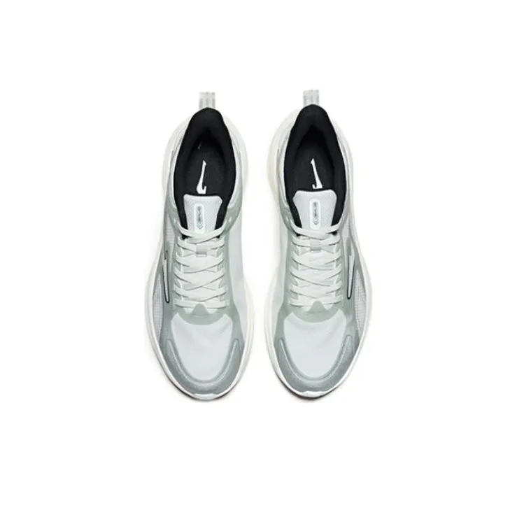Erke Anti Slip Wear Resistant Low Top Running Shoes Men's Gray Black-3