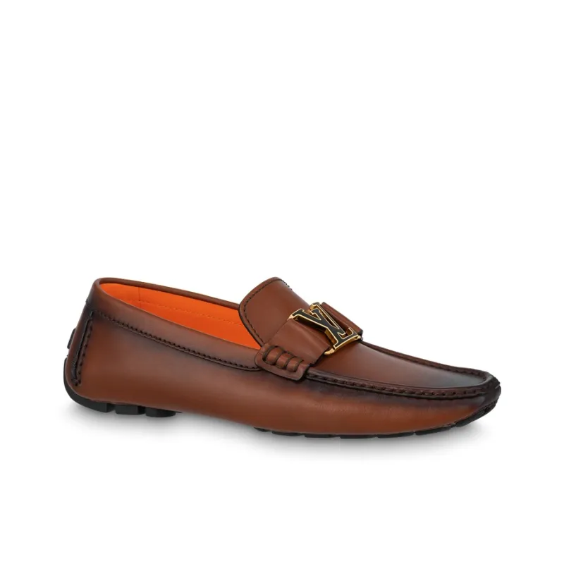LOUIS VUITTON Monte Carlo Casual Shoes Men's Brown-1