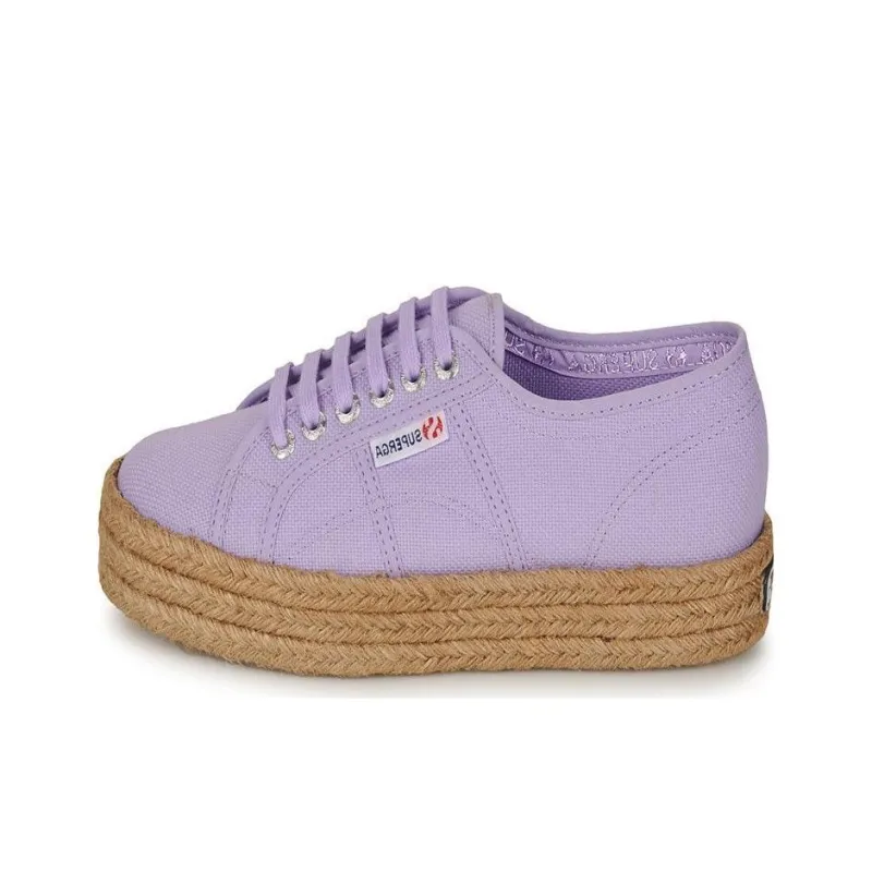 SUPERGA Wear resistant And Lightweight Low Top Skateboard Shoes Women's Purple-0
