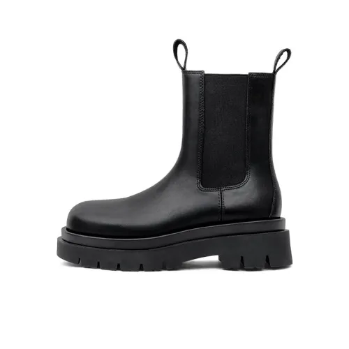 Uncle's house Chelsea Boots Unisex Black