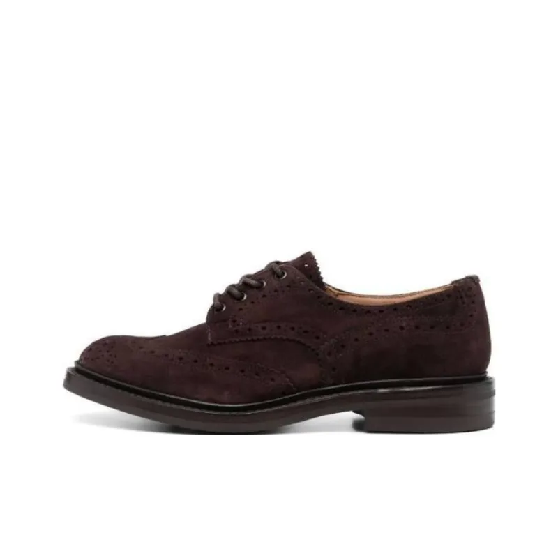 Tricker's Bourton Suede Brogues-0