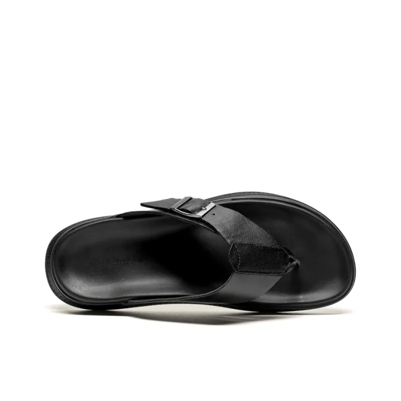 LEAVELAND Stylish Sandals Men's Black-3