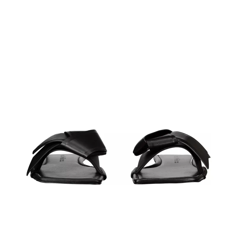 Acne Studios Bow-detailing Leather Slides-2