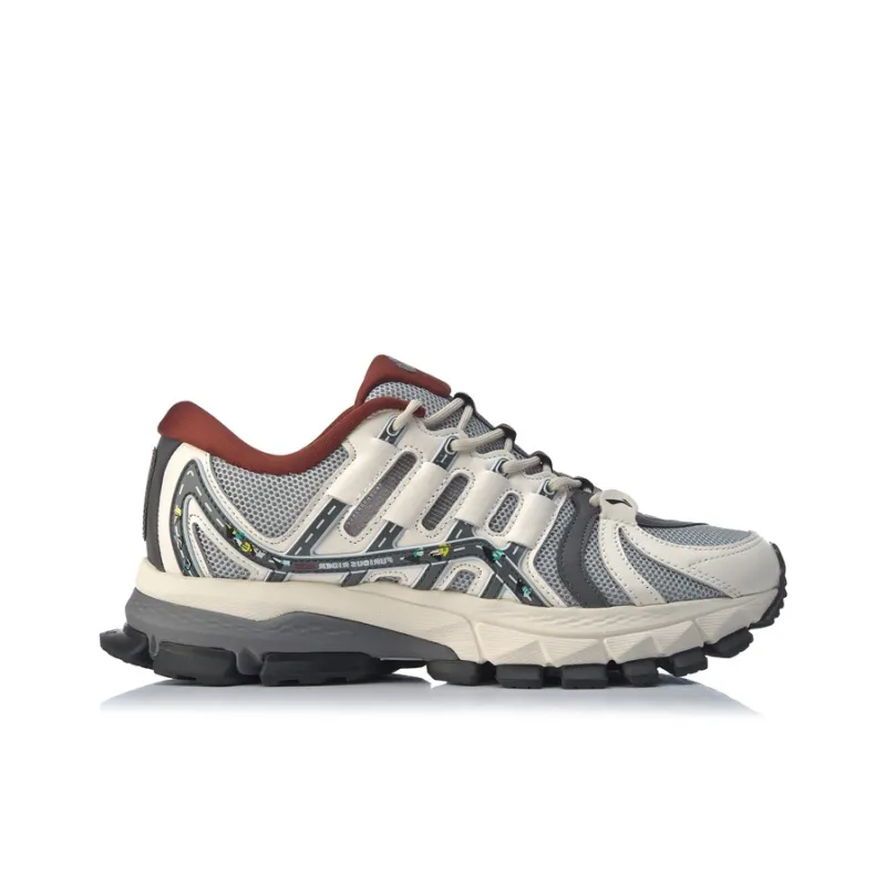 LiNing Furious Rider ACE Non-slip Lightweight Low-Top Running Shoes Women's Gray White-1