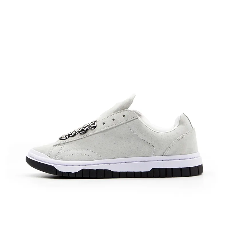 Shionpo Low Top Skateboard Shoes Unisex Gray-1