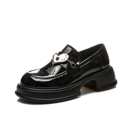 Help Casual Single Shoes 5.2cm Women's Black