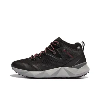 Columbia Cushioned Anti Slip Wear Resistant Water Resistant Lightweight Mid Top Trekking Shoes Men's Black