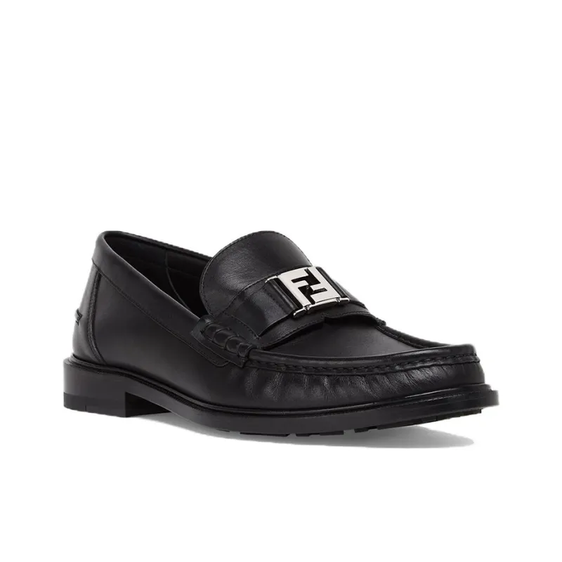 FENDI Ff Squared Slip On Loafers-2