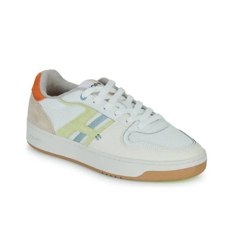 HOFF Abrasion Resistant Breathable Low Top Skateboard Shoes Women's Beige Green-2