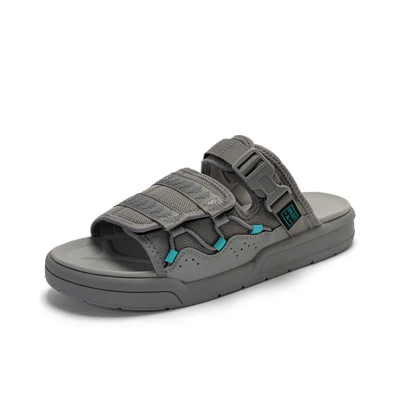 Kappa Slide Slippers Men's Frost Gray Mushroom Gray-1