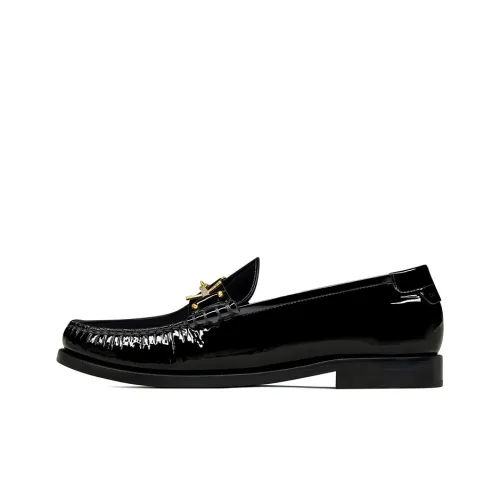 SAINT LAURENT Le Loafer Patent Leather Loafers