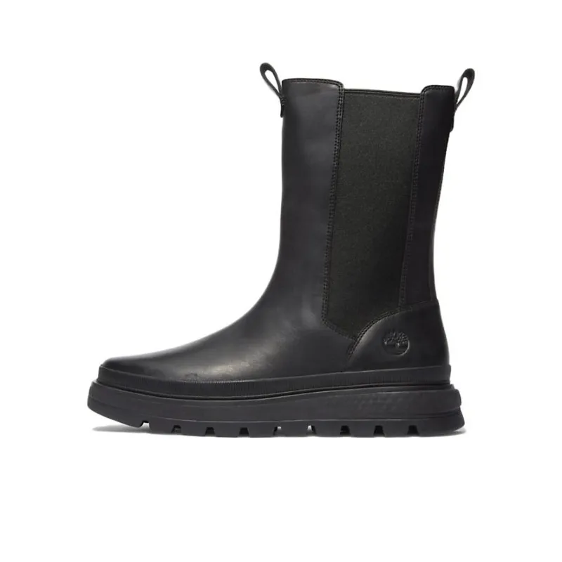 Timberland Ray City Greenstride Combat Crew Chelsea Boots Women's Black-0