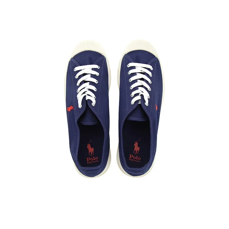 Polo Ralph Lauren Essence Low-Top Stylish Skateboarding Shoes Men's Blue White-3