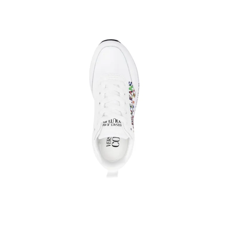 VERSACE JEANS Couture Low Top Casual Shoes Women's White-4