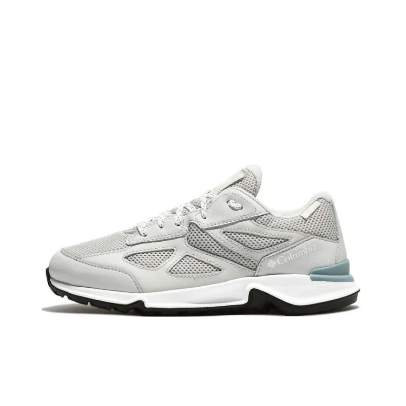 Columbia Shock Absorbers With Slip Resistant And Abrasion Resistant Properties Low Top Hiking Shoes Women's Gray White-0