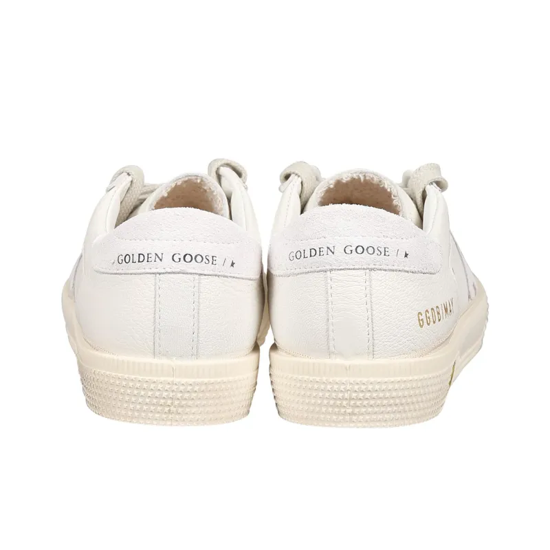 Golden Goose Kids Star patch Leather Sneakers-4