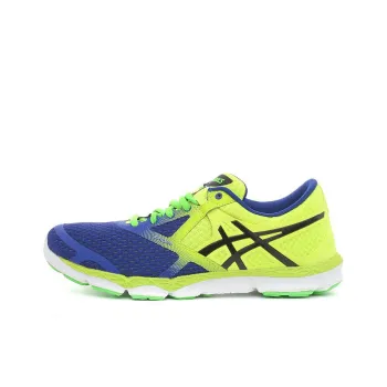 Asics 33-Dfa Wear-Resistant Low-Top Running Shoes Men's Blue Yellow