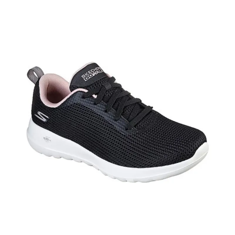 Skechers GO WALK Anti-Slip And Wear-Resistant Lightweight Low-Top Casual Shoes Women's Black Pink-2