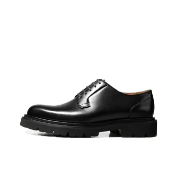 THOM WILLS Cleanfit Business Formal Calfskin Derby Shoes Casual Shoes Men's Black