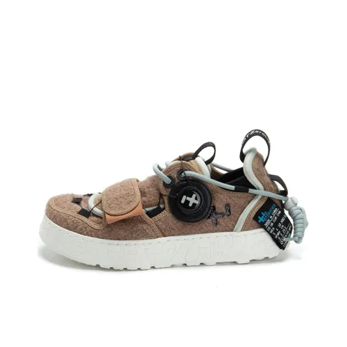 OTZSHOES 스케이트보드화 로우탑 라이트 브라운 남녀공용