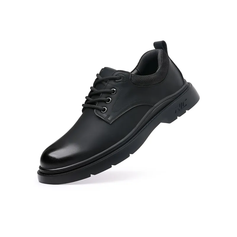 Poitulas Men's Casual Shoes Men Low Top Black, Brown-1