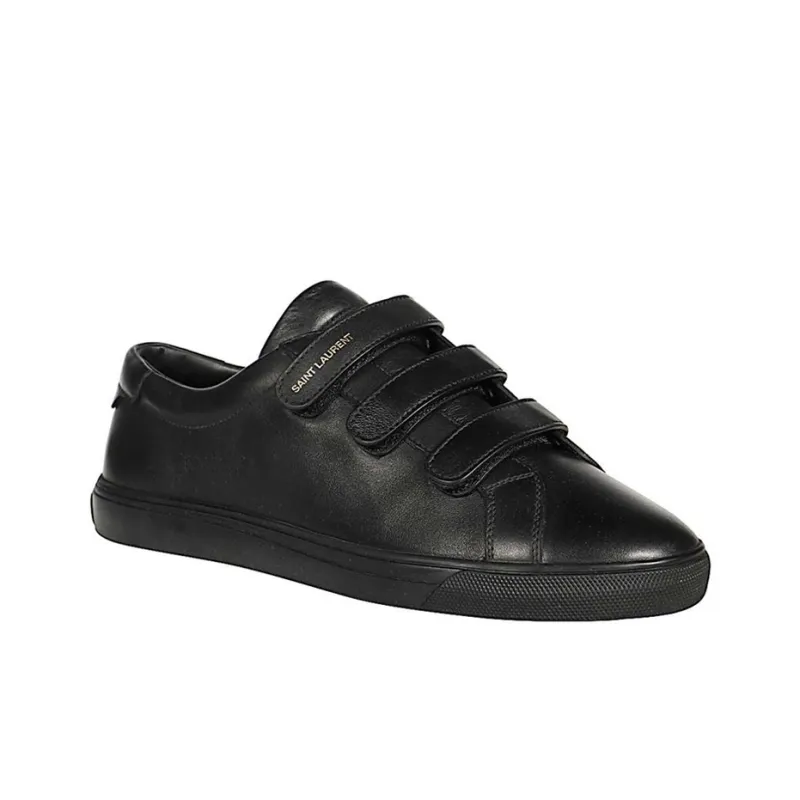SAINT LAURENT Low Top Stylish Skateboarding Shoes Men's Black-2