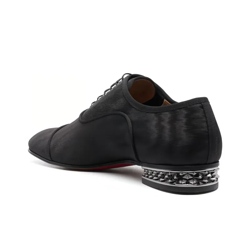 Christian Louboutin Spike-detail Leather Oxford Shoes-3