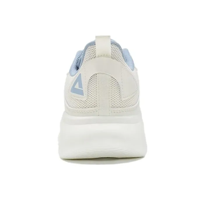 PEAK Shock Absorbers With Slip Resistant And Abrasion Resistant Properties Low Top Running Shoes Men's White Blue-3