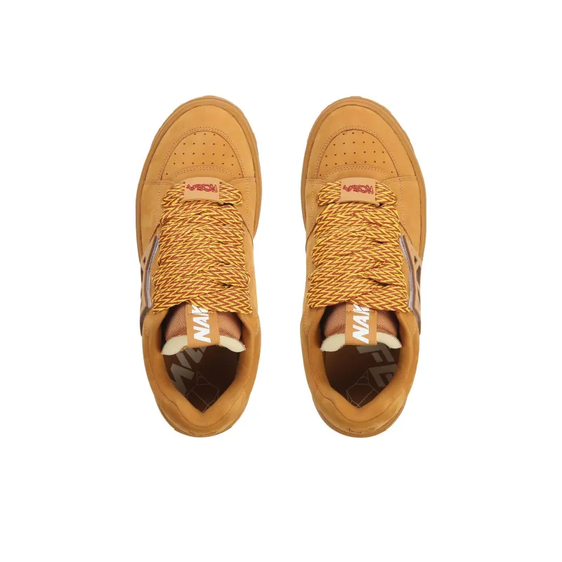 Naked Wolfe Kosa Slip Resistant Low Top Stylish Skateboarding Shoes Men's Brown-3
